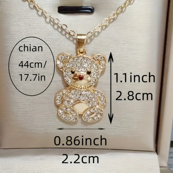 Bear Gold Necklace - Picture 2 of 3